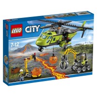 Lego City Volcán Helicóptero de Suministros