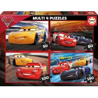 Cars 3 Multi 4 Puzzles
